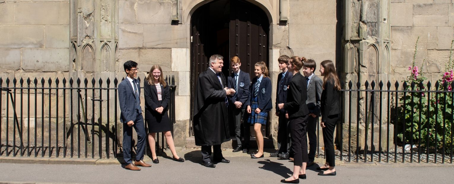 students on a school trip